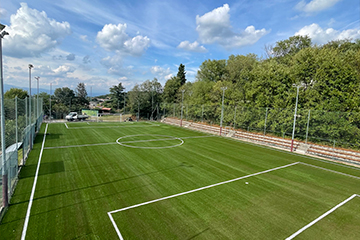 Erba sintetica per campi da calcio